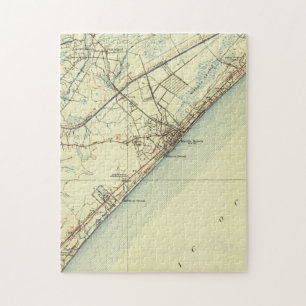 Vintage Map of Myrtle Beach South Carolina (1940) Jigsaw Puzzle