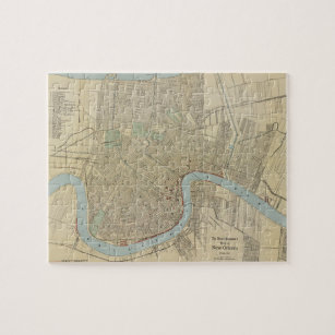 Map Of New Orleans Jigsaw Puzzles Zazzle