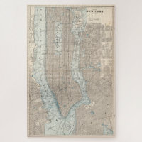 Vintage Map of New York City (1893)
