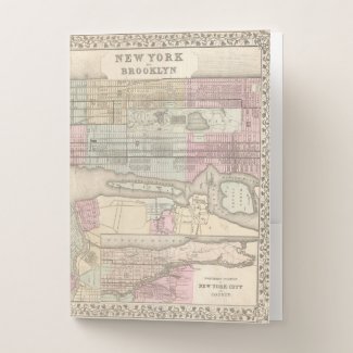 Vintage Map of New York City 