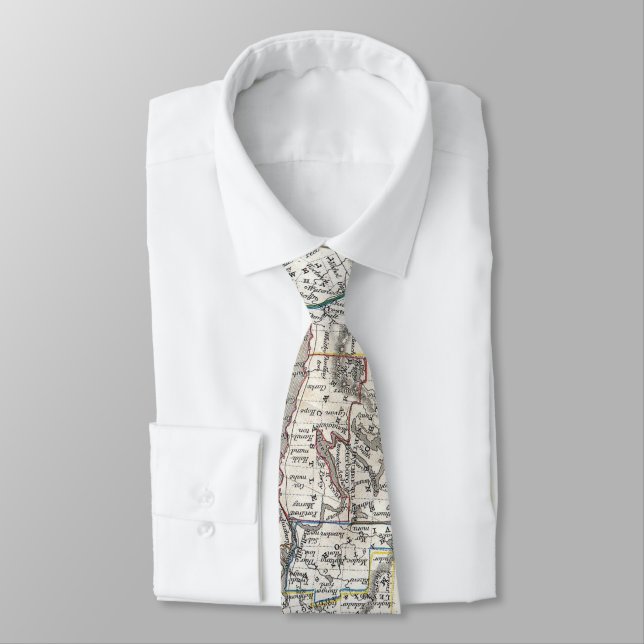 Vintage Map of Ontario Canada (1850) Tie (Tied)