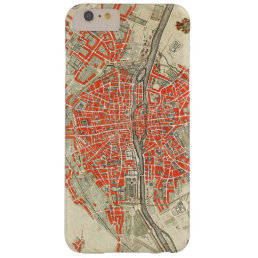 Vintage Map of Paris France (1721–1774) Barely There iPhone 6 Plus Case