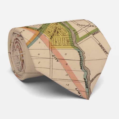 Vintage Map of San Jose California 1886 Tie