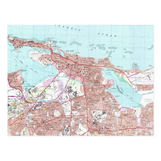 viejo san juan puerto rico map