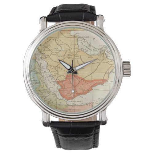 Vintage Map of Saudi Arabia 1780 Watch