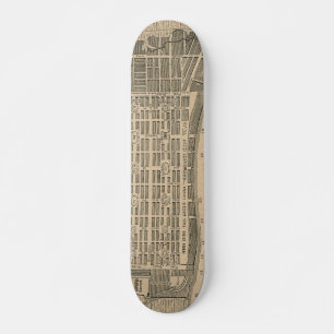 Vintage Map of Savannah Georgia (1818) Skateboard Deck