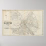Vintage Map of Schenectady NY (1917) Poster