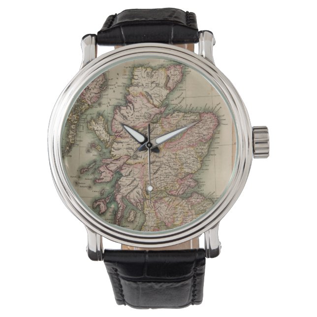 Vintage Map of Scotland (1814) Watch (Front)