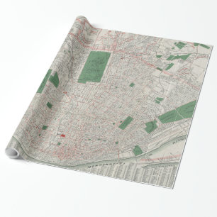 Vintage Map of St. Louis Missouri (1921) Wrapping Paper
