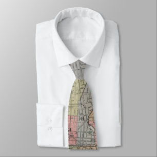 Vintage Map of Syracuse New York (1920) Neck Tie