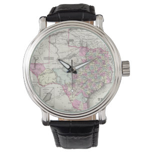 Vintage Map of Texas (1855) Watch