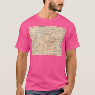 Vintage Map Of The Adirondack Mountains (1893) Act T-Shirt