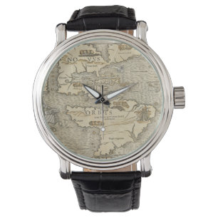 Vintage Map of The Americas (1540) Watch