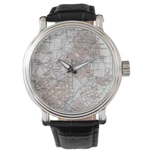 Vintage Map of The Berlin Germany Suburbs 1914 Watch