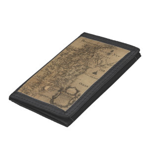 Vintage Map of The Chesapeake Bay (1778) Tri-fold Wallet