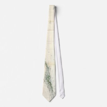 Vintage Map Of The Florida Keys (1859) Tie by Alleycatshirts at Zazzle