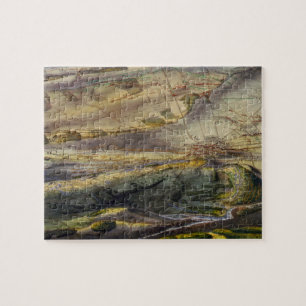 Vintage Map of The Gettysburg Battlefield (1863) Jigsaw Puzzle