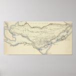 [ Thumbnail: Vintage Map of The Island of Montreal, Quebec Poster ]