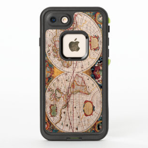 Vintage Map of the Known World Circa 1630