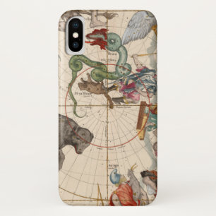 Vintage Map of the North Pole iPhone X Case