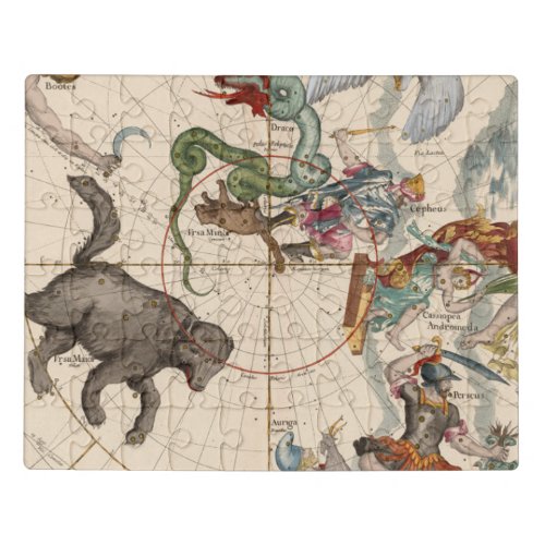 Vintage Map of the North Pole Jigsaw Puzzle