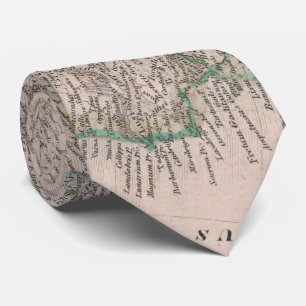 Vintage Map of The Roman Empire (1852) Neck Tie
