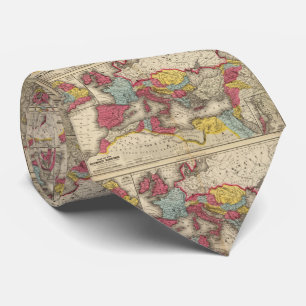Vintage Map of The Roman Empire (1875) Neck Tie