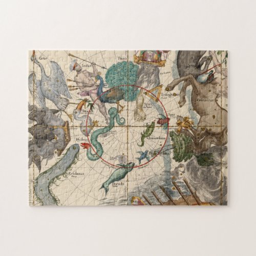 Vintage Map of the South Pole Jigsaw Puzzle