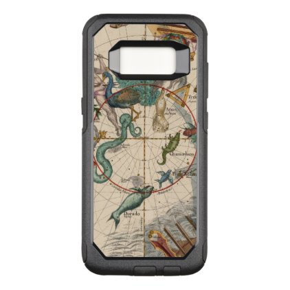 Vintage Map of the South Pole OtterBox Commuter Samsung Galaxy S8 Case