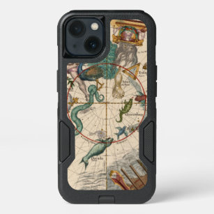 Vintage Map of the South Pole iPhone 13 Case
