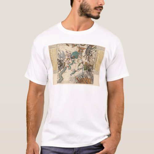 Vintage Map of the South Pole T_Shirt
