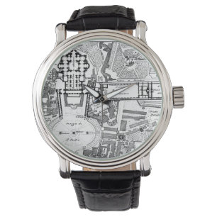 Vintage Map of The Vatican (1914) Watch