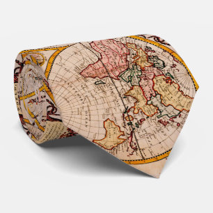 Vintage Map of The World (1782) - Stylized Tie