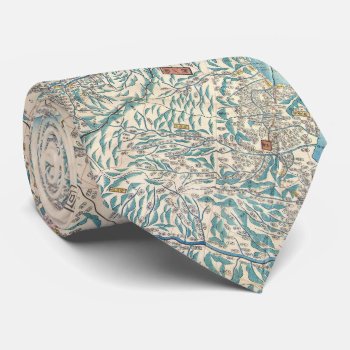 Vintage Map Of Tokyo And Mt. Fuji Japan (1843) Neck Tie by Alleycatshirts at Zazzle