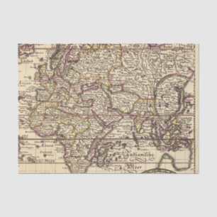 Vintage Map Print Tissue Paper