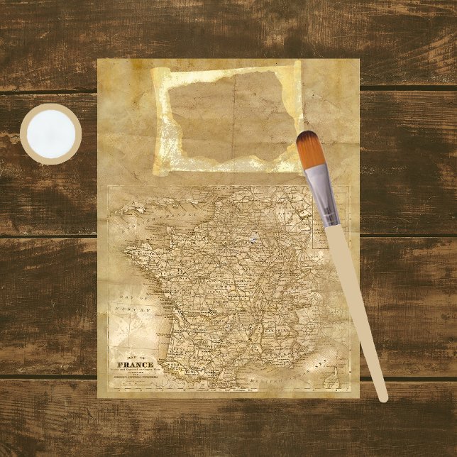 Vintage Map Scrapbook Paper (Creator Uploaded)