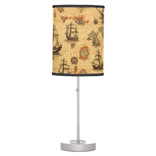 VINTAGE MAP Standing Lamp for Home Office Dorm