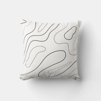 Vintage Map Throw Pillow