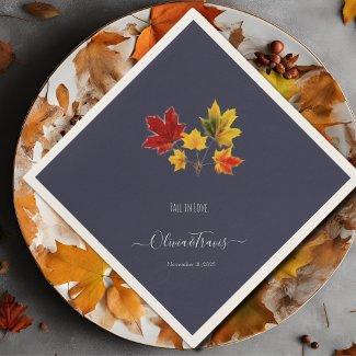 Vintage maple leaves- fall in love