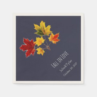 Vintage maple leaves- fall in love