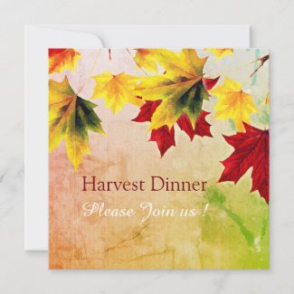 vintage maple leaves - Thanksgiving