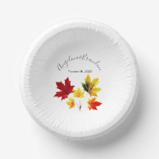 Vintage Maple leaves  -wedding 