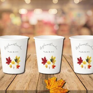 Vintage Maple leaves  -wedding 