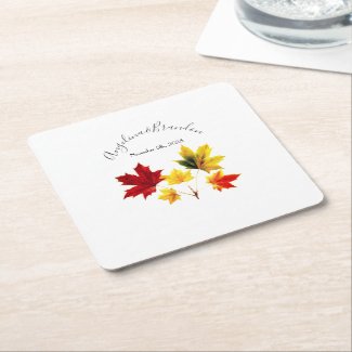 Vintage Maple leaves  -wedding 