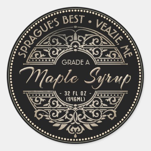 Vintage Maple Syrup Label