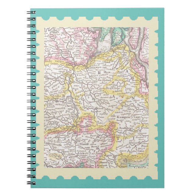 Vintage Maps Notebook (Front)