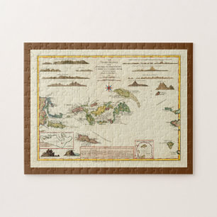 Vintage Maps, USVI Jigsaw Puzzle