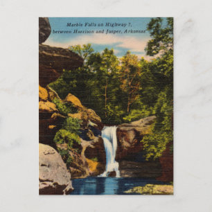 Vintage Marble Falls Harrison, Jasper, Arkansas Postcard
