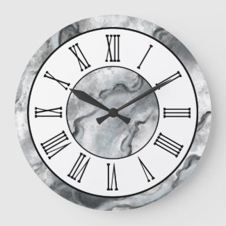 Vintage Marble Pattern Wall Clock 