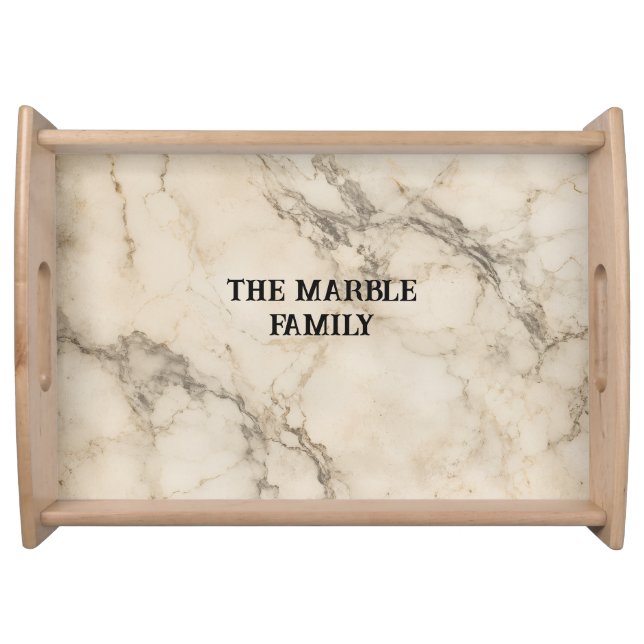 vintage marble serving tray  (Front)